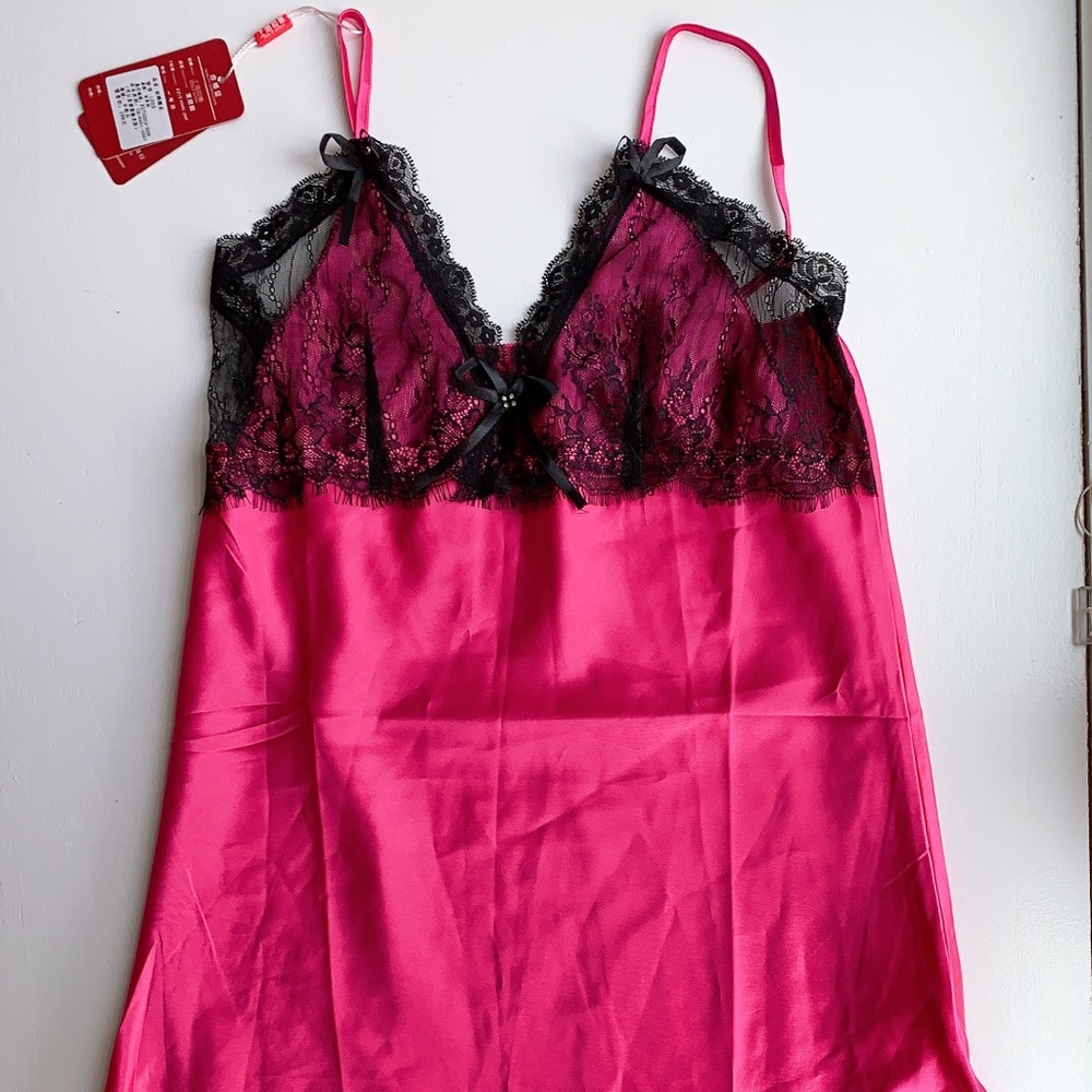 Silk pink intimate wear